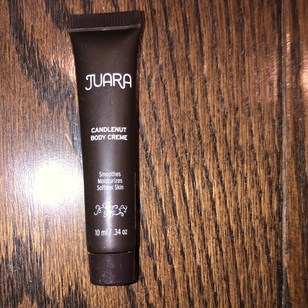 Juara candlenut body cream small travel size sample